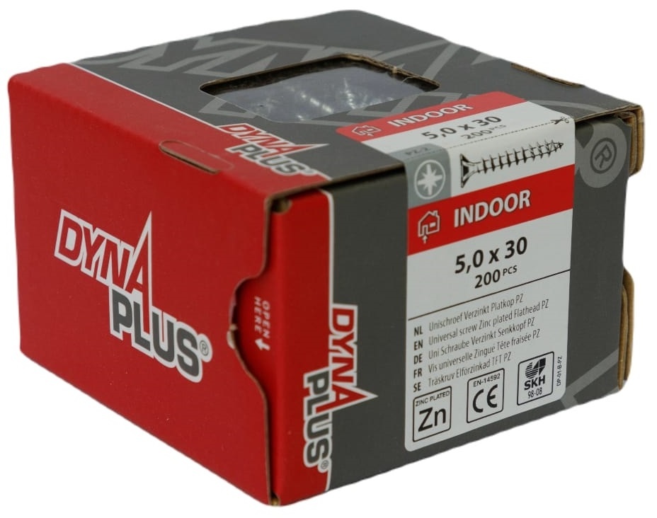 DYNAPLUS UNISCHROEF VZ PK PZ-2 5.0X30   (200)