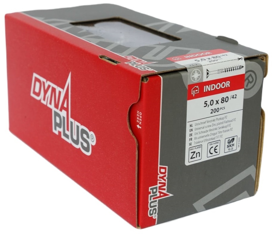 DYNAPLUS UNISCHROEF VZ PK PZ-2 5.0X80/42   (200)