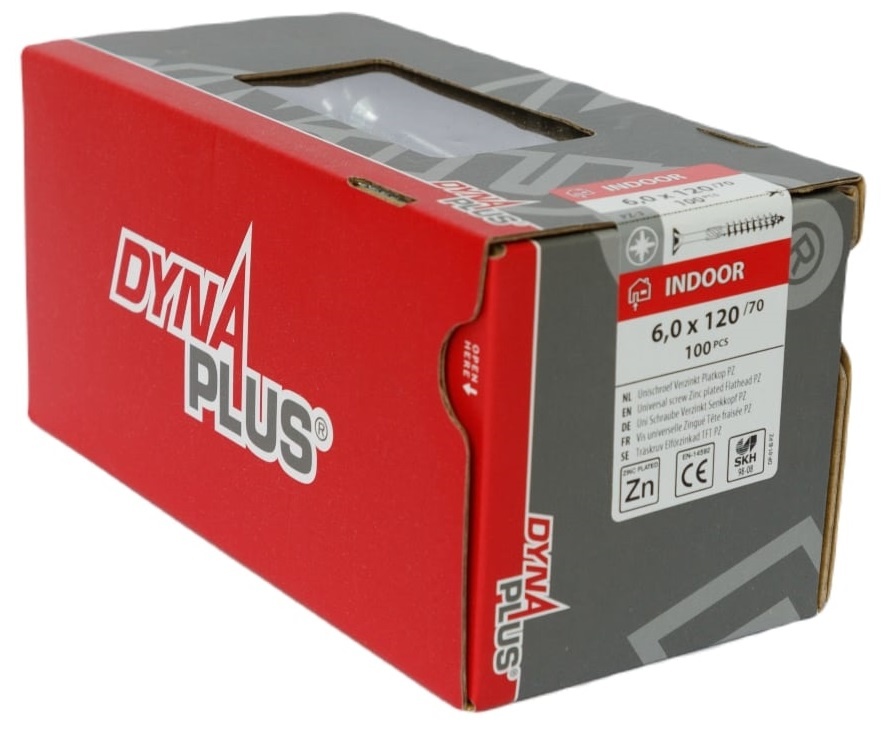 DYNAPLUS UNISCHROEF VZ PK PZ-3 6.0X120/70 (100)