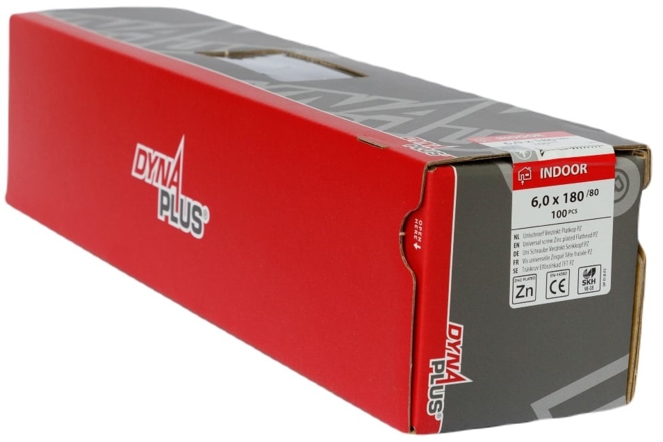 DYNAPLUS UNISCHROEF VZ PK PZ-3 6.0X180/80   (100)