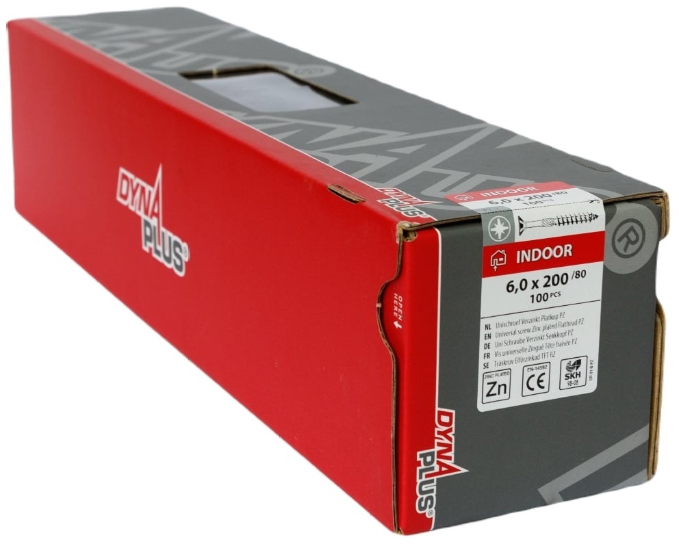 DYNAPLUS UNISCHROEF VZ PK PZ-3 6.0X200/80 (100)