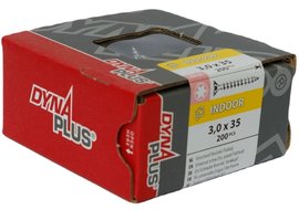 Dynaplus  Unischroef VZ PK TX-10 3.0X35 - 200 stuks