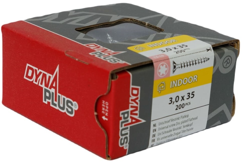 DYNAPLUS UNISCHROEF VZ PK TX-10 3.0X35   (200)