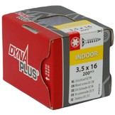 DYNAPLUS UNISCHROEF VZ PK TX-15 3.5X16   (200)