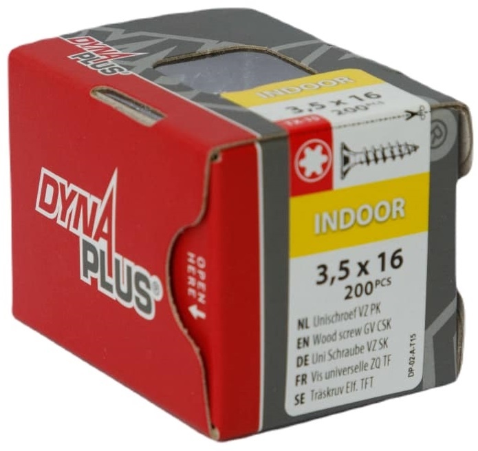 DYNAPLUS UNISCHROEF VZ PK TX-15 3.5X16   (200)