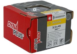 Dynaplus  Unischroef VZ PK TX-15 3.5X45 - 200 stuks