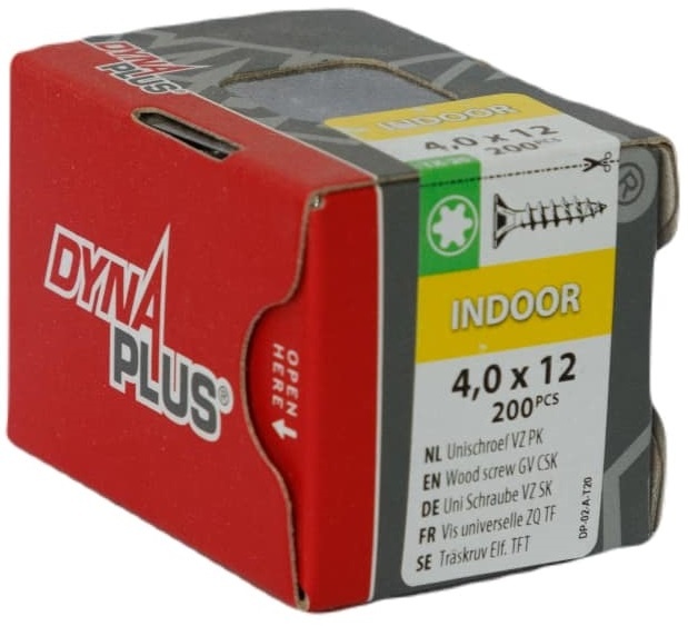 DYNAPLUS UNISCHROEF VZ PK TX-20 4.0X12 (200)