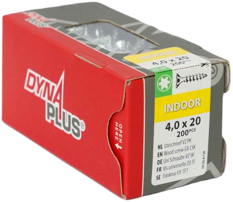 DYNAPLUS UNISCHROEF VZ PK TX-20 4.0X20   (200)