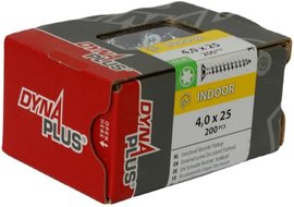 Dynaplus  Unischroef VZ PK TX-20 4.0X25 - 200 stuks