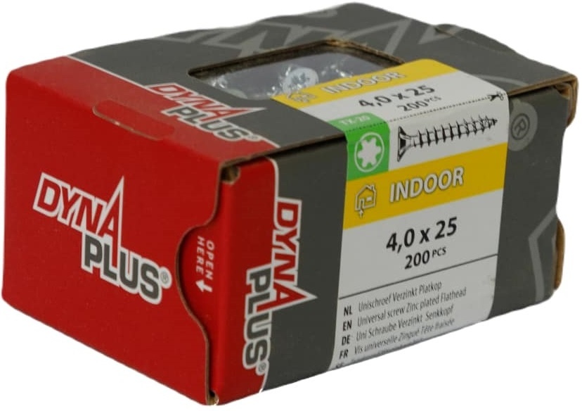 DYNAPLUS UNISCHROEF VZ PK TX-20 4.0X25 (200)