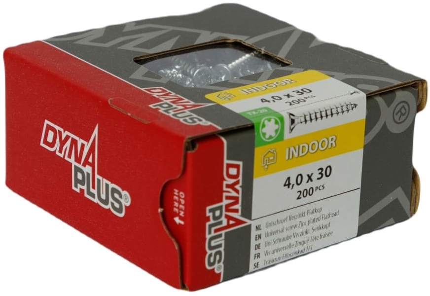 DYNAPLUS UNISCHROEF VZ PK TX-20 4.0X30   (200)