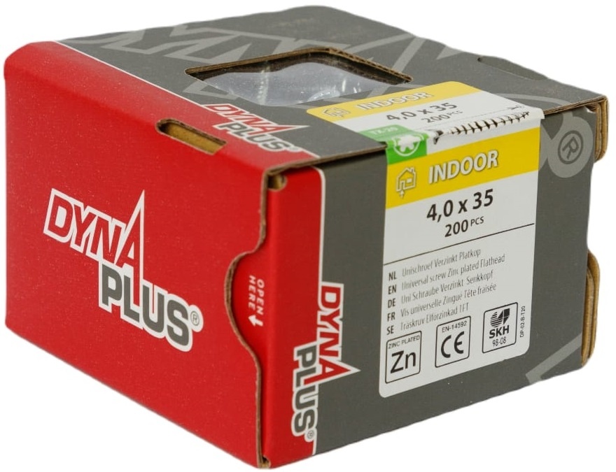 DYNAPLUS UNISCHROEF VZ PK TX-20 4.0X35   (200)