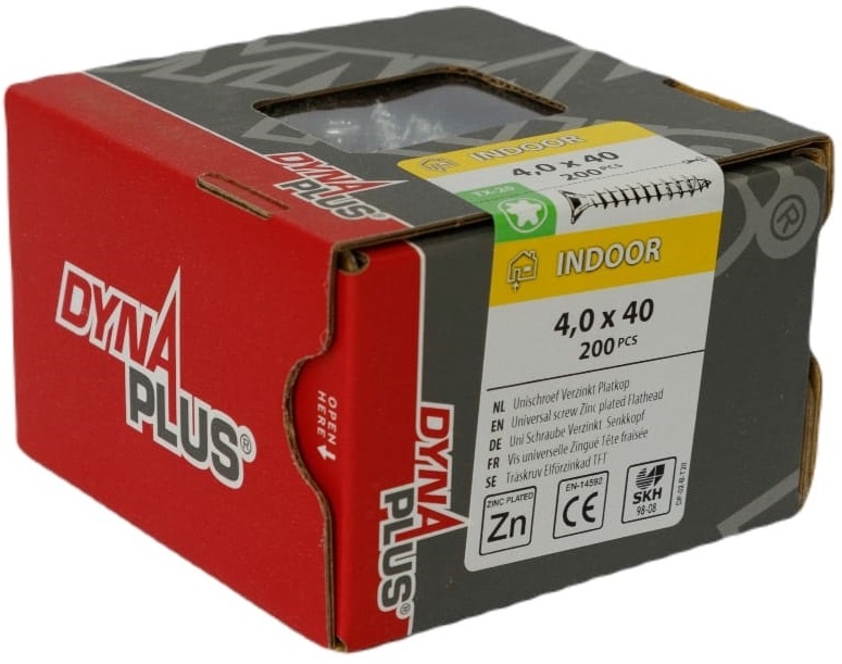 DYNAPLUS UNISCHROEF VZ PK TX-20 4.0X40   (200)