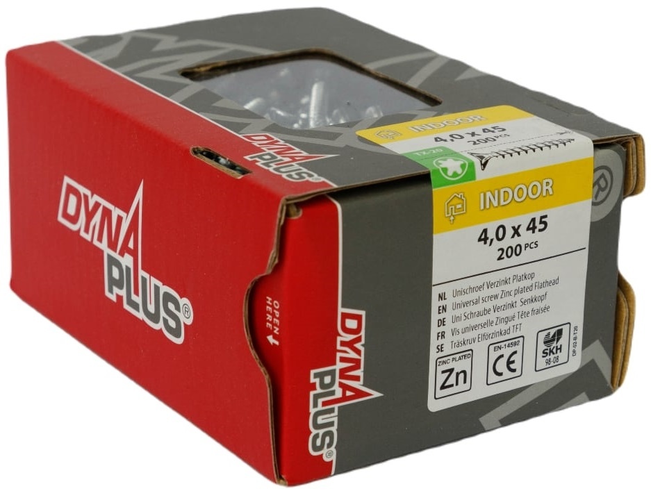 DYNAPLUS UNISCHROEF VZ PK TX-20 4.0X45   (200)