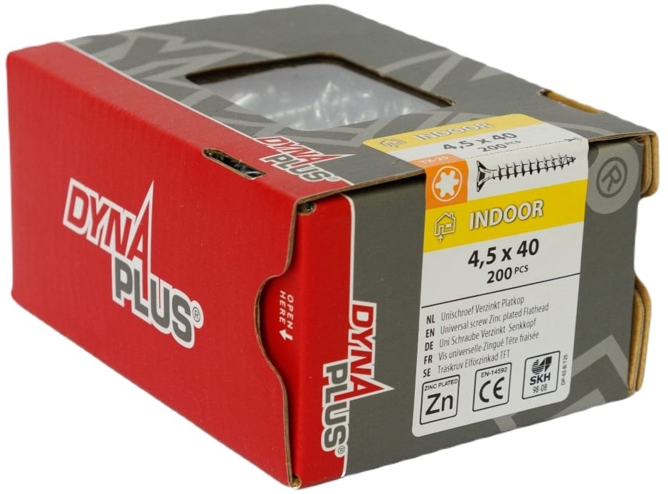 DYNAPLUS UNISCHROEF VZ PK TX-25 4.5X40   (200)