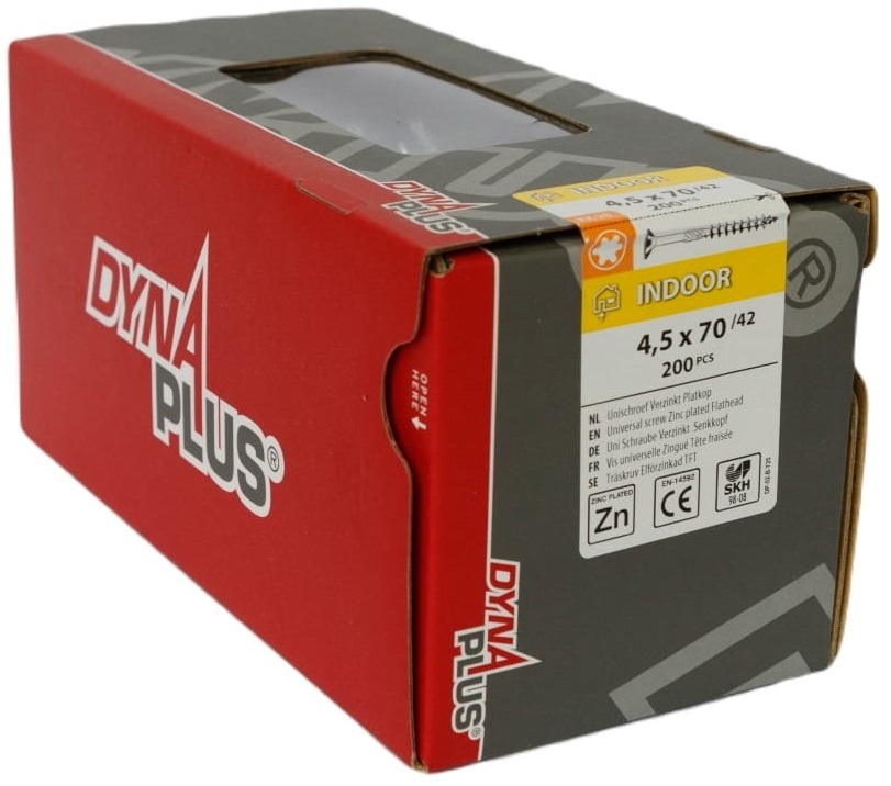 DYNAPLUS UNISCHROEF VZ PK TX-25 4.5X70/42 (200)