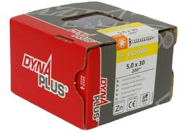 Dynaplus Unischroef VZ PK TX-25 5.0X30 - 200 stuks Dynaplus Unischroef VZ PK TX-25 5.0X30 - 200 stuks