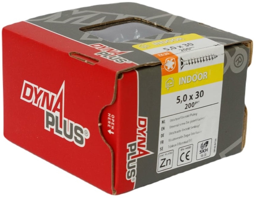 DYNAPLUS UNISCHROEF VZ PK TX-25 5.0X30   (200)