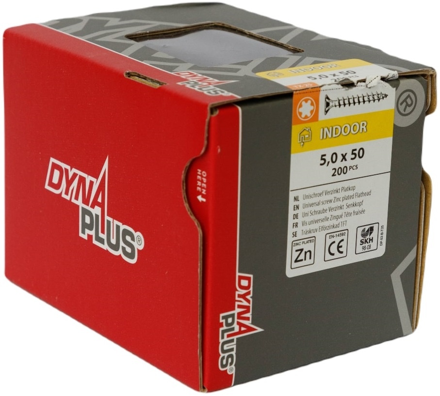 DYNAPLUS UNISCHROEF VZ PK TX-25 5.0X50 (200)