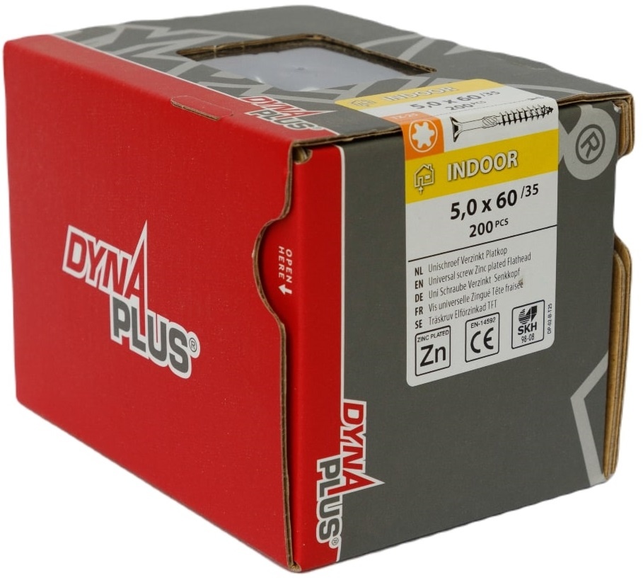 DYNAPLUS UNISCHROEF VZ PK TX-25 5.0X60/35   (200)