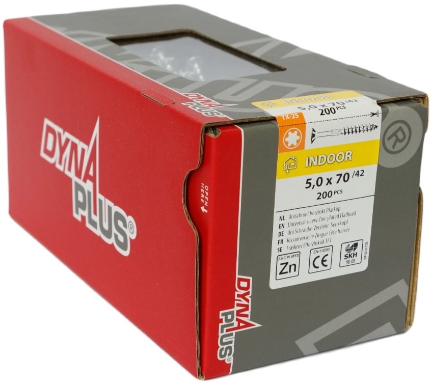 DYNAPLUS UNISCHROEF VZ PK TX-25 5.0X70/42   (200)