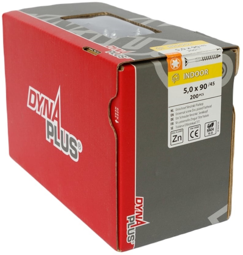 DYNAPLUS UNISCHROEF VZ PK TX-25 5.0X90/45 (200)