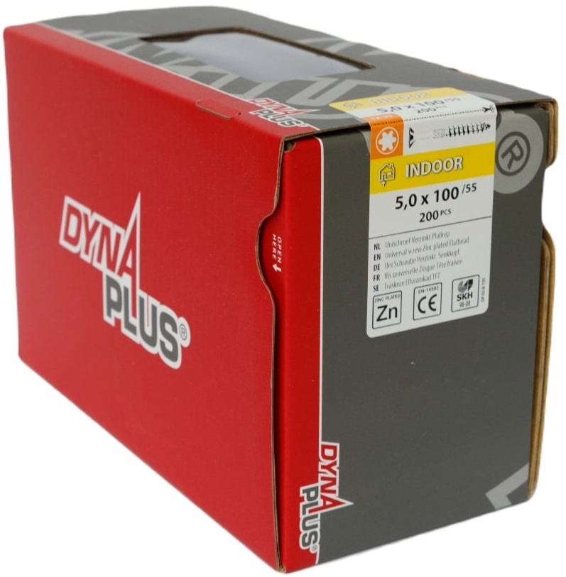 DYNAPLUS UNISCHROEF VZ PK TX-25 5.0X100/55   (200)