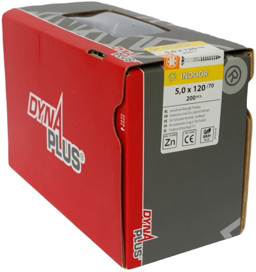 DYNAPLUS UNISCHROEF VZ PK TX-25 5.0X120/70   (200)