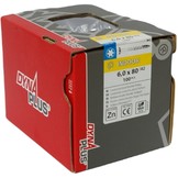 DYNAPLUS CONSTRUCTIESCHROEF VZ PK +SNIJPUNT TX-30 6.0X80/42   (100)