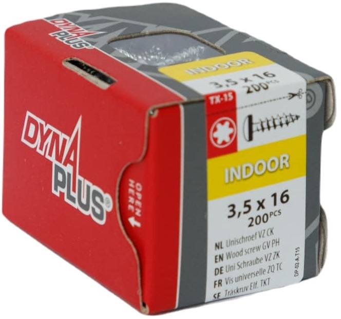 DYNAPLUS UNISCHROEF VZ CK TX-15 3.5X16 (200)