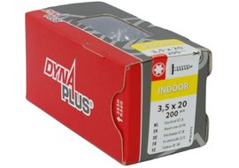 Dynaplus  Unischroef VZ CK TX-15 3.5X20 - 200 stuks