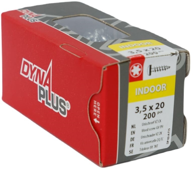 DYNAPLUS UNISCHROEF VZ CK TX-15 3.5X20   (200)