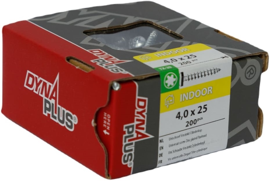 DYNAPLUS UNISCHROEF VZ CK TX-20 4.0X25 (200)