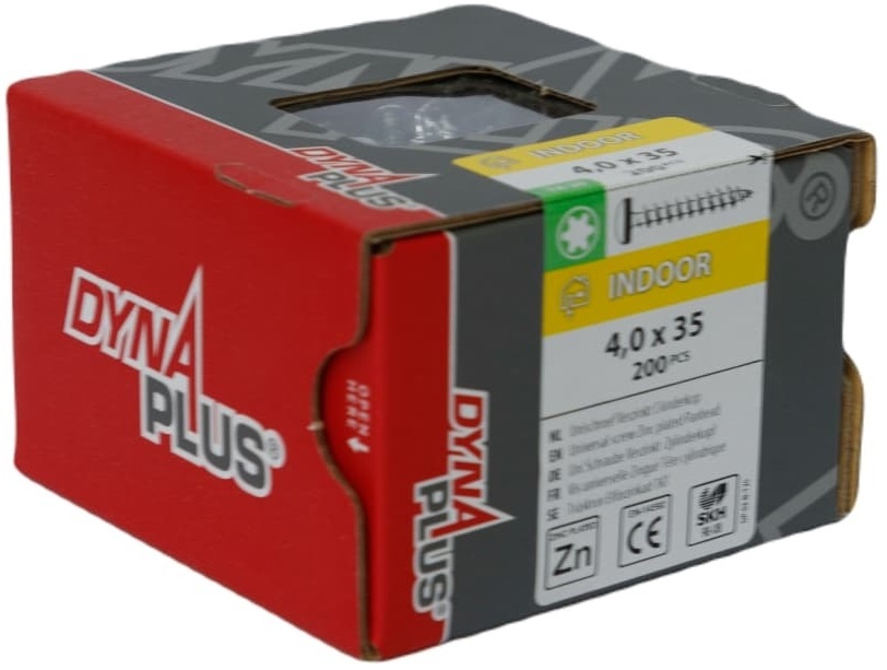 DYNAPLUS UNISCHROEF VZ CK TX-20 4.0X35 (200)
