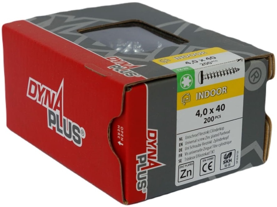 DYNAPLUS UNISCHROEF VZ CK TX-20 4.0X40   (200)