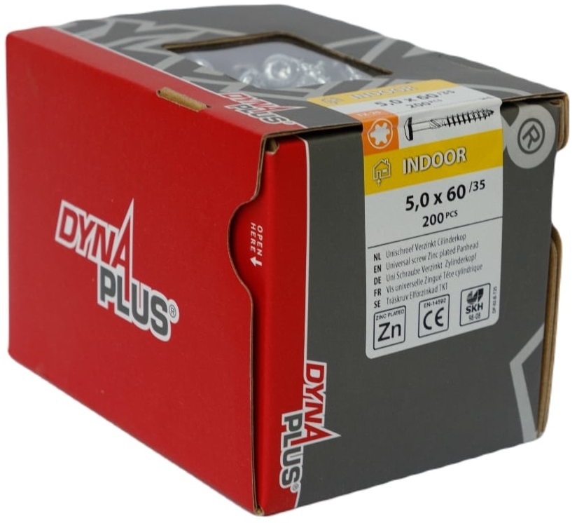 DYNAPLUS UNISCHROEF VZ CK TX-25 5.0X60/35   (200)