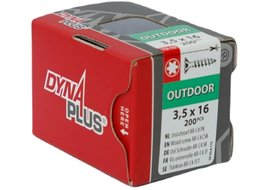 Dynaplus  Unischroef AR-Coating PK TX-15 3.5X16 - 200 stuks