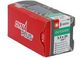 Dynaplus Unischroef AR-Coating PK TX-15 3.5X20 - 200 stuks Dynaplus Unischroef AR-Coating PK TX-15 3.5X20 - 200 stuks