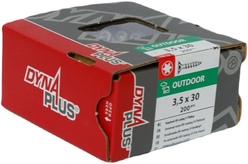 DYNAPLUS UNISCHROEF AR-COATING PK TX-15 3.5X30   (200)