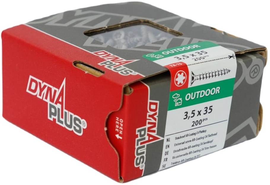 DYNAPLUS UNISCHROEF AR-COATING PK TX-15 3.5X35   (200)