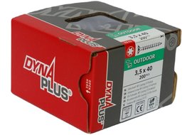 Dynaplus Unischroef AR-Coating PK TX-15 3.5X40 - 200 stuks Dynaplus Unischroef AR-Coating PK TX-15 3.5X40 - 200 stuks