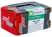 Dynaplus  Unischroef AR-Coating PK TX-20 4.0X25 - 200 stuks