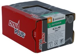Dynaplus Unischroef AR-Coating PK TX-25 4.5X40 - 200 stuks Dynaplus Unischroef AR-Coating PK TX-25 4.5X40 - 200 stuks