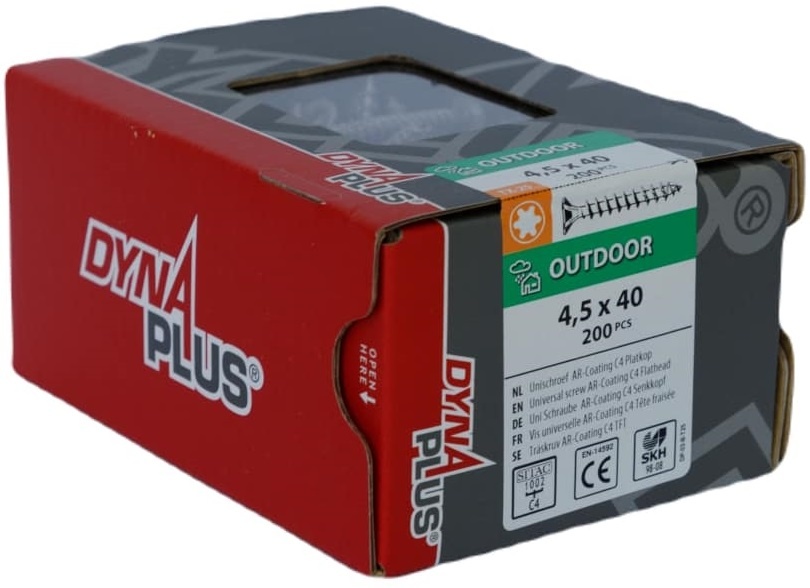 DYNAPLUS UNISCHROEF AR-COATING PK TX-25 4.5X40   (200)