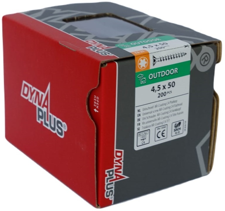 DYNAPLUS UNISCHROEF AR-COATING PK TX-25 4.5X50   (200)