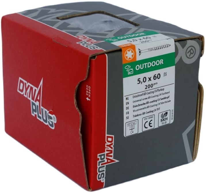 DYNAPLUS UNISCHROEF AR-COATING PK TX-25 5.0X60/35   (200)