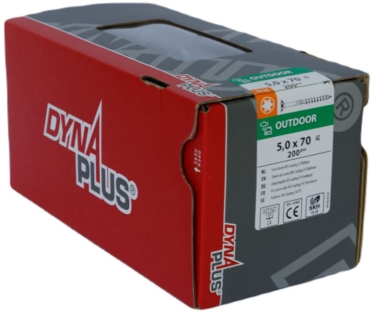 DYNAPLUS UNISCHROEF AR-COATING PK TX-25 5.0X70/42   (200)