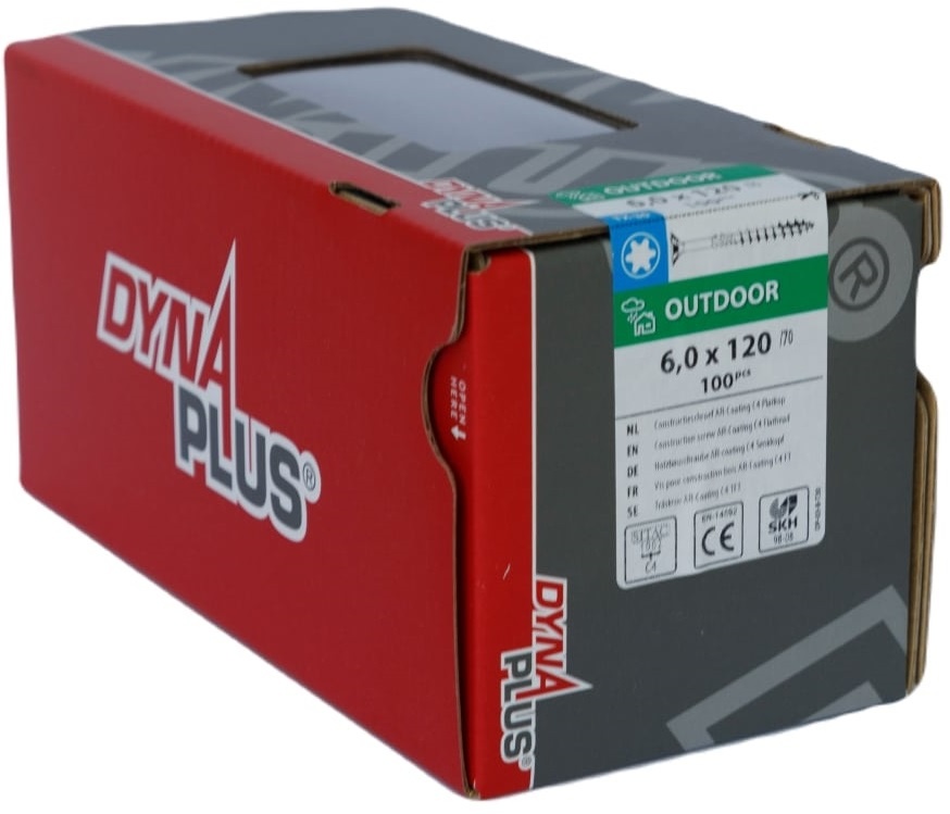 DYNAPLUS CONSTRUCTIESCHROEF AR-COATING PK +SNIJPUNT TX-30 6.0X120/70   (100)