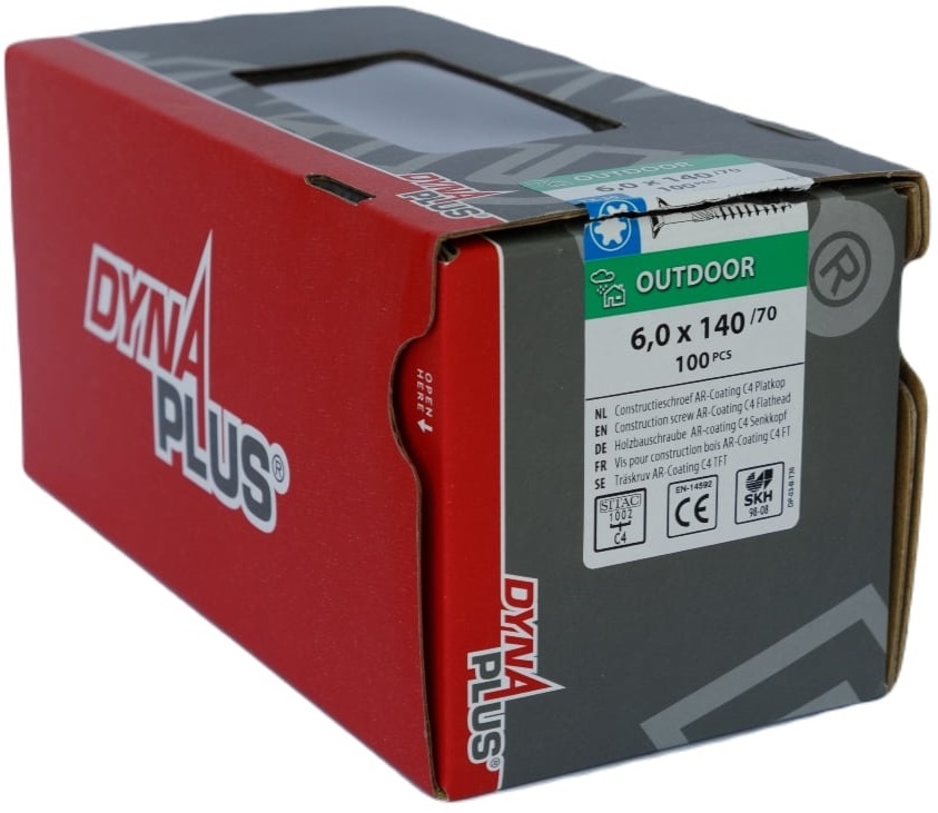 DYNAPLUS CONSTRUCTIESCHROEF AR-COATING PK +SNIJPUNT TX-30 6.0X140/70   (100)