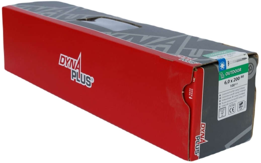 DYNAPLUS CONSTRUCTIESCHROEF AR-COATING PK +SNIJPUNT TX-30 6.0X200/80   (100)